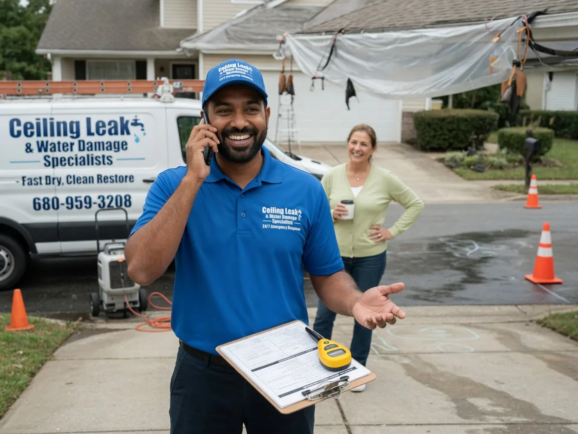 Ceiling Leak Cleanup Plainfield, WI FAQs